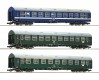 64196 Roco Set of 3 passenger cars for D270 MERIDIAN train (Set 2)